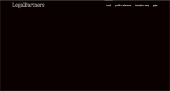 Desktop Screenshot of legalpartners.cz